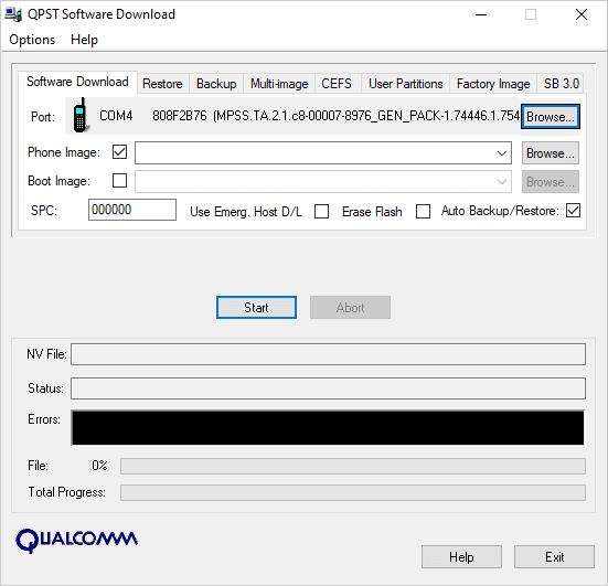 QPST Tool V2.7.422 For Windows